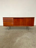 Enfilade moderniste en teck 180 cm – buffet vintage années 60 design danois