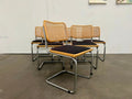 Lot de 8 chaises B32 authentiques – Marcel Breuer