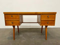 Bureau des années 50/60 en bois et contreplaqué