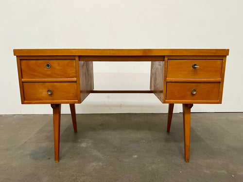 Bureau des années 50/60 en bois et contreplaqué