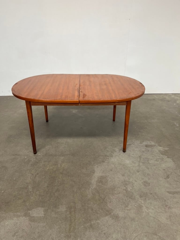Table extensible en teck Troeds Suède – table scandinave vintage années 60