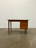 Bureau vintage en bois, années 60