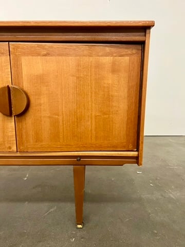 Grande enfilade vintage en teck – buffet scandinave années 60