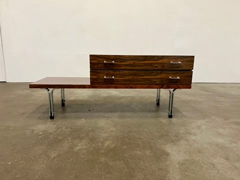 Petite enfilade en placage palissandre