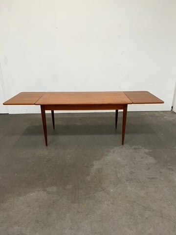 Table à manger extensible vintage en teck