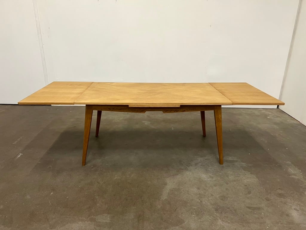 Table à manger extensible en chêne clair