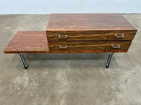 Petite enfilade en placage palissandre