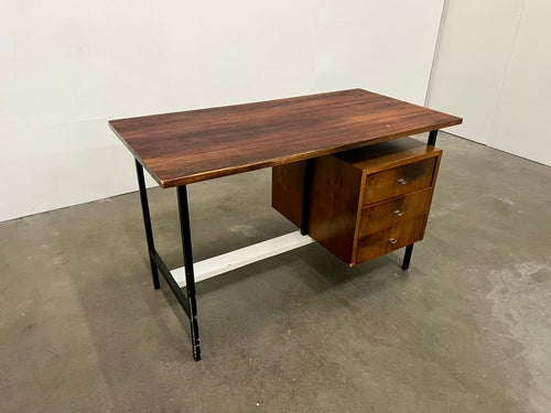 Bureau à caisson suspendu – placage palissandre