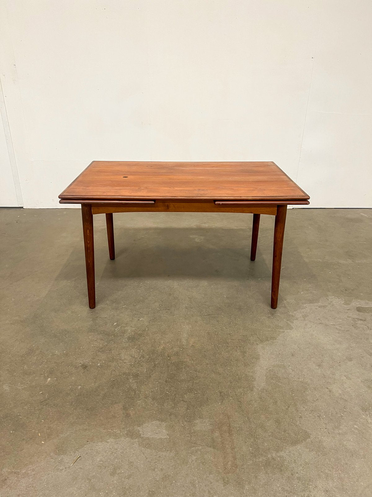 Table extensible en teck – table scandinave vintage années 60